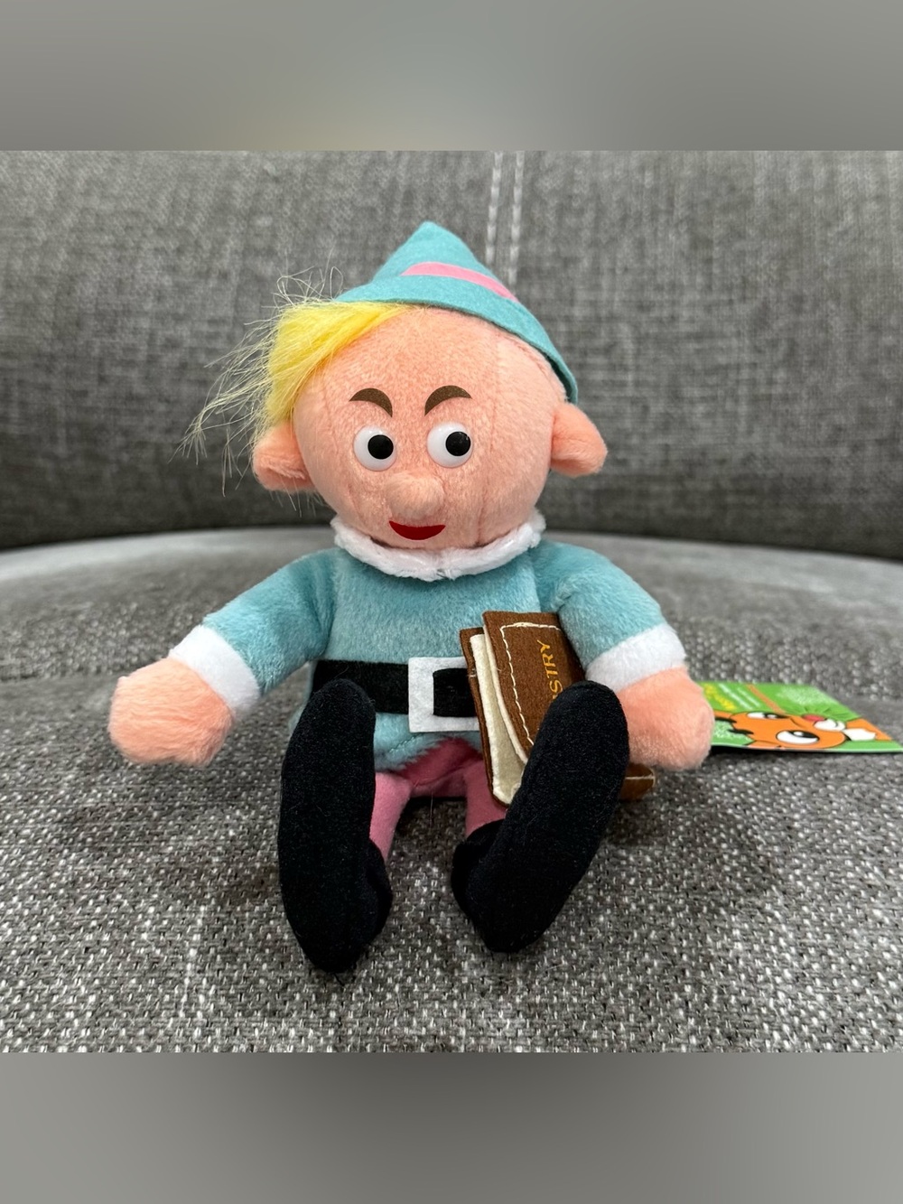VTG 1998 Stuffins Rudolph: Herbie the Elf Toy Plushie 7” CVS Exclusive